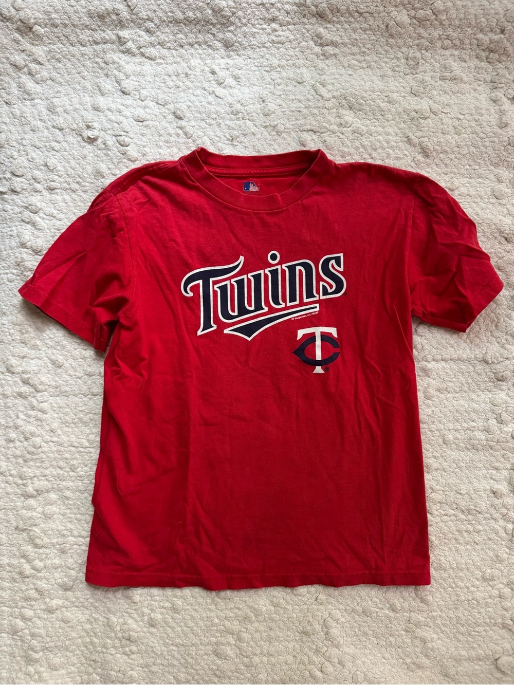 MLB Minnesota Twins Red Short Sleeve Tee size youth medium (10-12)